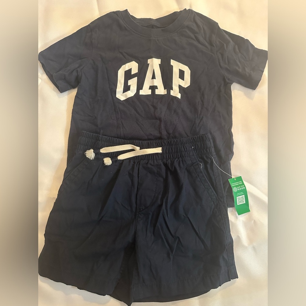 GAP Navy Toddler Pants set sz4